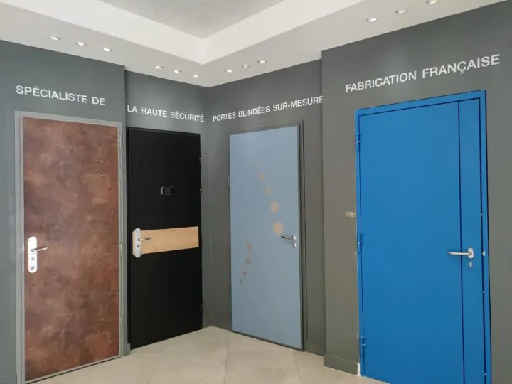 Porte blind&eacute;e Courchevel